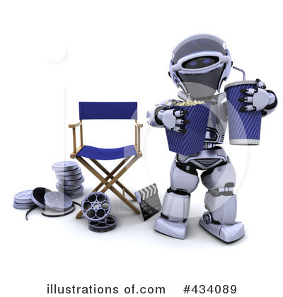 Royalty-Free (RF) Movies Clipart Illustration by KJ Pargeter - Stock Sample #434089