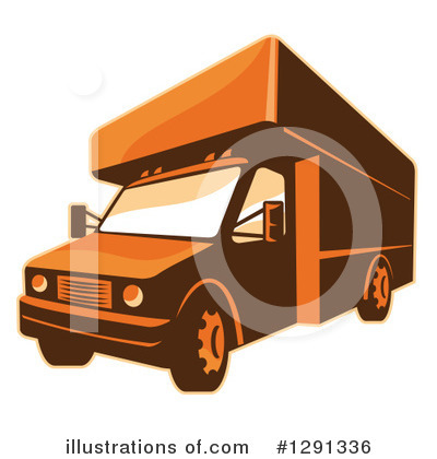 Moving Truck Clipart #1291336 by patrimonio