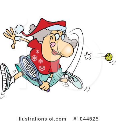 Royalty-Free (RF) Mrs Claus Clipart Illustration by toonaday - Stock Sample #1044525