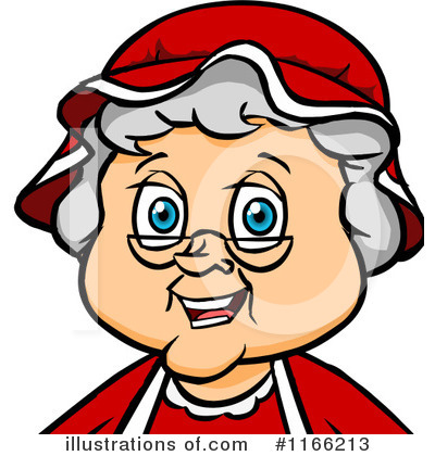 Royalty-Free (RF) Mrs Claus Clipart Illustration by Cartoon Solutions - Stock Sample #1166213