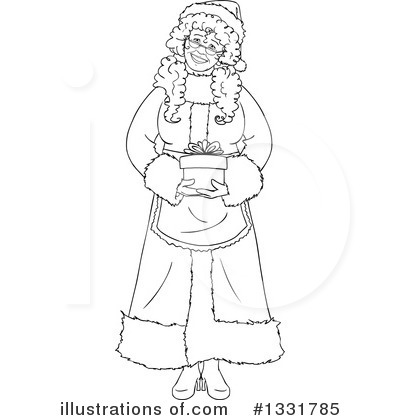 Mrs Claus Clipart #1331785 by Liron Peer