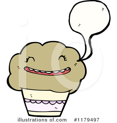 Royalty-Free (RF) Muffin Clipart Illustration by lineartestpilot - Stock Sample #1179497