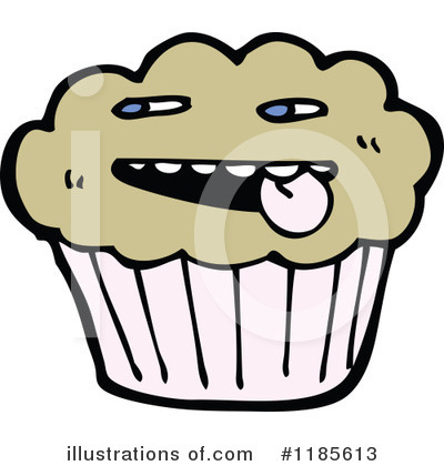 Royalty-Free (RF) Muffin Clipart Illustration by lineartestpilot - Stock Sample #1185613
