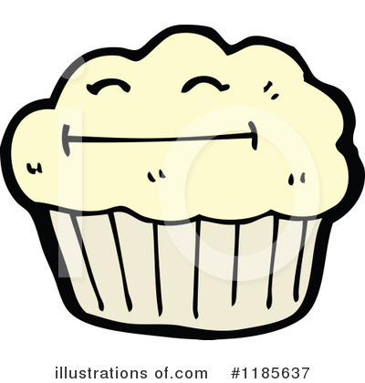 Royalty-Free (RF) Muffin Clipart Illustration by lineartestpilot - Stock Sample #1185637