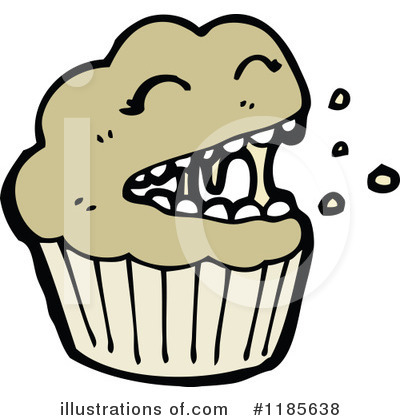 Royalty-Free (RF) Muffin Clipart Illustration by lineartestpilot - Stock Sample #1185638