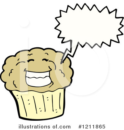 Royalty-Free (RF) Muffin Clipart Illustration by lineartestpilot - Stock Sample #1211865