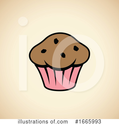 Royalty-Free (RF) Muffin Clipart Illustration by cidepix - Stock Sample #1665993
