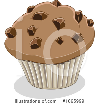 Royalty-Free (RF) Muffin Clipart Illustration by cidepix - Stock Sample #1665999