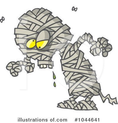 Royalty-Free (RF) Mummy Clipart Illustration by toonaday - Stock Sample #1044641