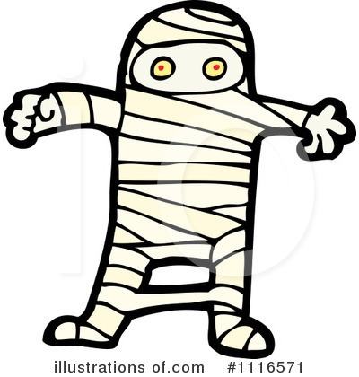 Royalty-Free (RF) Mummy Clipart Illustration by lineartestpilot - Stock Sample #1116571