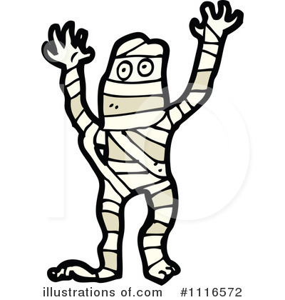 Royalty-Free (RF) Mummy Clipart Illustration by lineartestpilot - Stock Sample #1116572