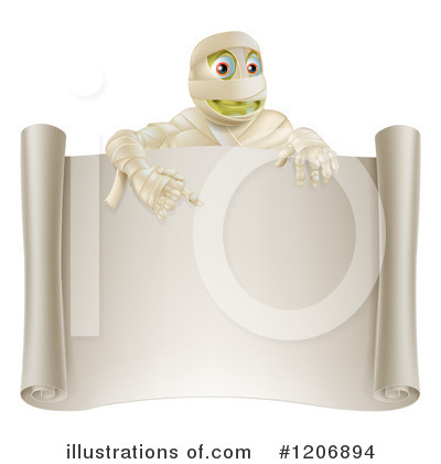 Royalty-Free (RF) Mummy Clipart Illustration by AtStockIllustration - Stock Sample #1206894
