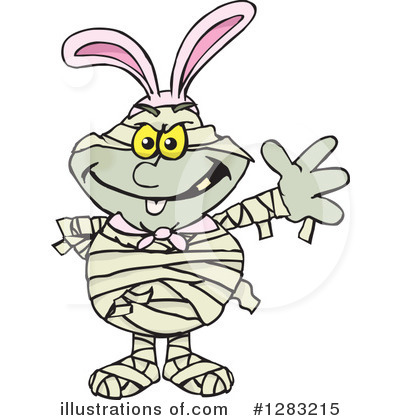 Royalty-Free (RF) Mummy Clipart Illustration by Dennis Holmes Designs - Stock Sample #1283215