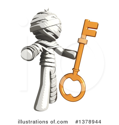 Royalty-Free (RF) Mummy Clipart Illustration by Leo Blanchette - Stock Sample #1378944