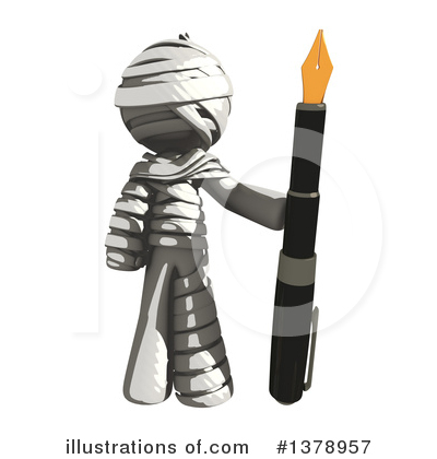 Royalty-Free (RF) Mummy Clipart Illustration by Leo Blanchette - Stock Sample #1378957