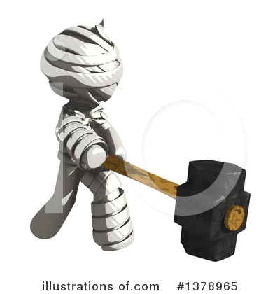 Royalty-Free (RF) Mummy Clipart Illustration by Leo Blanchette - Stock Sample #1378965