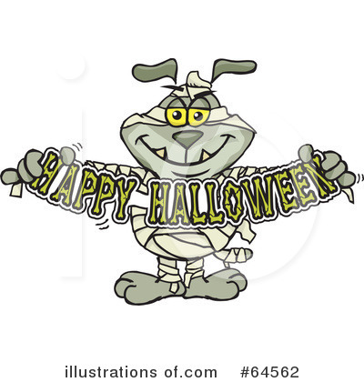 Royalty-Free (RF) Mummy Clipart Illustration by Dennis Holmes Designs - Stock Sample #64562