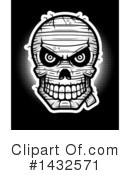 Mummy Skull Clipart #1432571 by Cory Thoman
