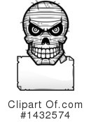 Mummy Skull Clipart #1432574 by Cory Thoman