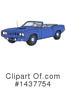 Muscle Car Clipart #1437754 by LaffToon