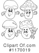 Mushroom Clipart #1170019 by visekart