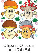 Mushroom Clipart #1174154 by visekart