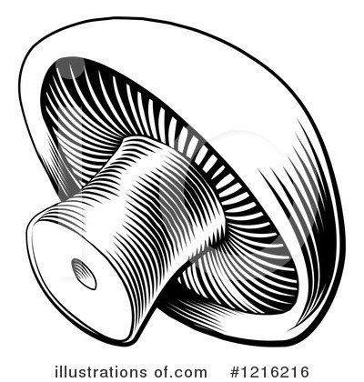 Mushroom Clipart #1216216 by AtStockIllustration