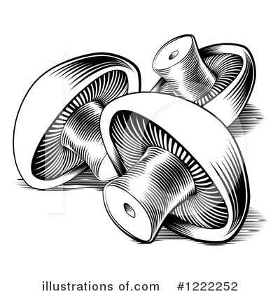 Mushroom Clipart #1222252 by AtStockIllustration