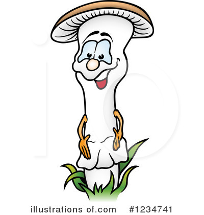 Royalty-Free (RF) Mushroom Clipart Illustration by dero - Stock Sample #1234741