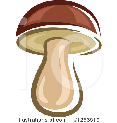 Royalty-Free (RF) Mushroom Clipart Illustration by Vector Tradition SM - Stock Sample #1253519