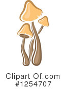 Mushroom Clipart #1254707 by Vector Tradition SM