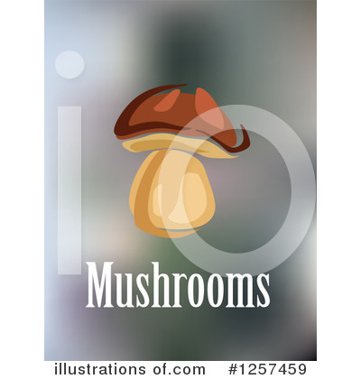 Royalty-Free (RF) Mushroom Clipart Illustration by Vector Tradition SM - Stock Sample #1257459