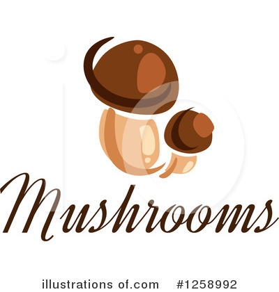 Royalty-Free (RF) Mushroom Clipart Illustration by Vector Tradition SM - Stock Sample #1258992