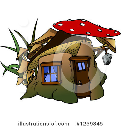 Royalty-Free (RF) Mushroom Clipart Illustration by dero - Stock Sample #1259345