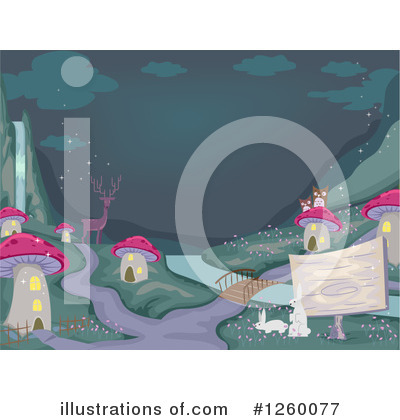 Royalty-Free (RF) Mushroom Clipart Illustration by BNP Design Studio - Stock Sample #1260077