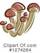 Mushroom Clipart #1274264 by Vector Tradition SM
