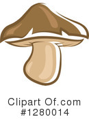Mushroom Clipart #1280014 by Vector Tradition SM
