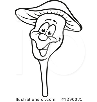 Royalty-Free (RF) Mushroom Clipart Illustration by dero - Stock Sample #1290085