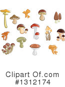 Mushroom Clipart #1312174 by Vector Tradition SM