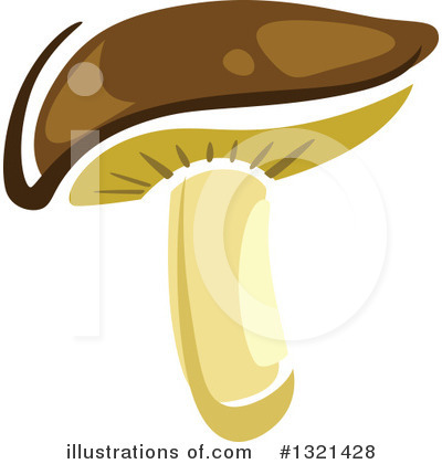 Mushrooms Clipart #1321428 by Vector Tradition SM
