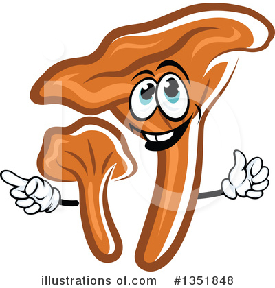 Royalty-Free (RF) Mushroom Clipart Illustration by Vector Tradition SM - Stock Sample #1351848