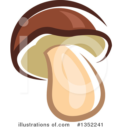 Royalty-Free (RF) Mushroom Clipart Illustration by Vector Tradition SM - Stock Sample #1352241