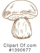 Mushroom Clipart #1390677 by Vector Tradition SM