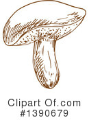 Mushroom Clipart #1390679 by Vector Tradition SM