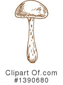 Mushroom Clipart #1390680 by Vector Tradition SM