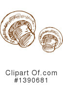 Mushroom Clipart #1390681 by Vector Tradition SM