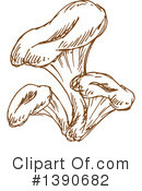 Mushroom Clipart #1390682 by Vector Tradition SM