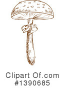 Mushroom Clipart #1390685 by Vector Tradition SM
