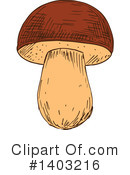 Mushroom Clipart #1403216 by Vector Tradition SM