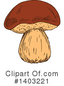 Mushroom Clipart #1403221 by Vector Tradition SM